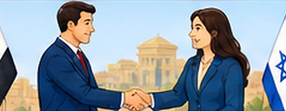 Illustration of students comparing civic diplomacy, Track II dialogue, normalization and peacebuilding